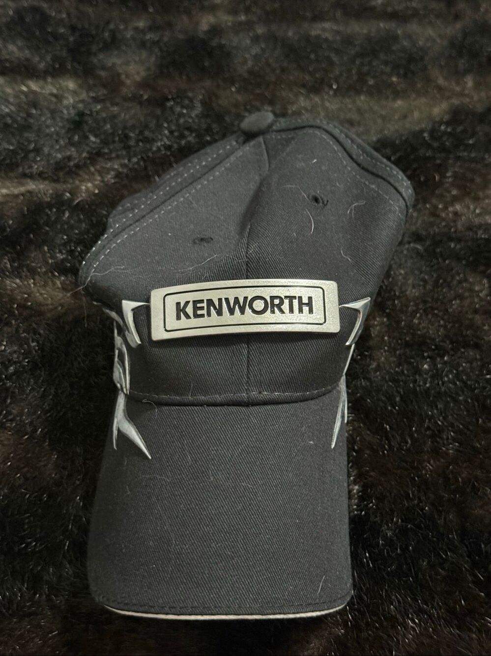 BDA Kenworth Motors Trucks Metal Embroidered Stretch Fitted Cap